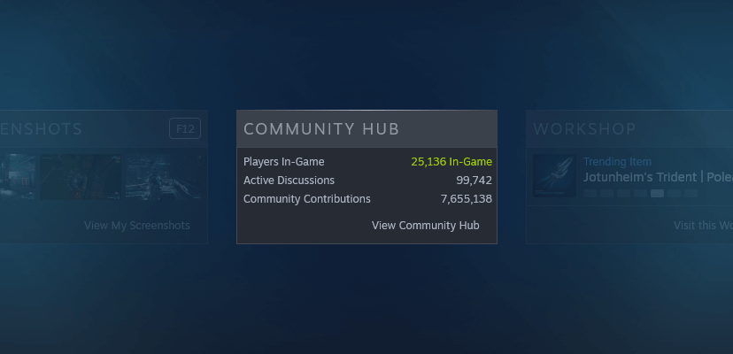 Community Hub is shown.